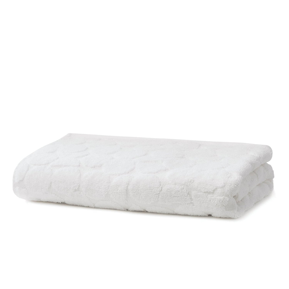 Ingo Jacquard 550gsm Cotton Bathroom Towel - Ingo Towels In White 2