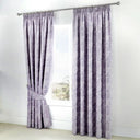 Jasmine Lined Tape Top Pencil Pleat Curtains by D & D