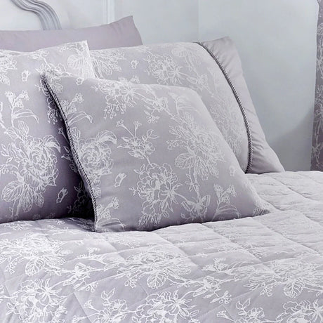 Jasmine Floral Filled Cushion 43cm x 43cm - Lavender