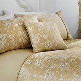 Jasmine Floral Filled Cushion 43cm x 43cm - Champage