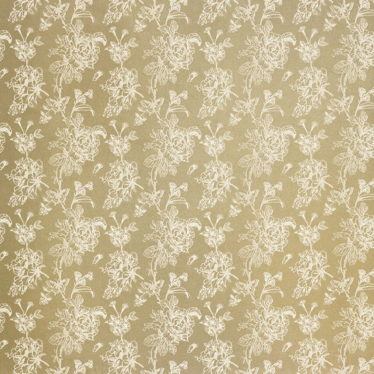 Jasmine Floral Filled Cushion 43cm x 43cm - Champage - Jasmine Cushion In Champagne 43 X 43Cm 2