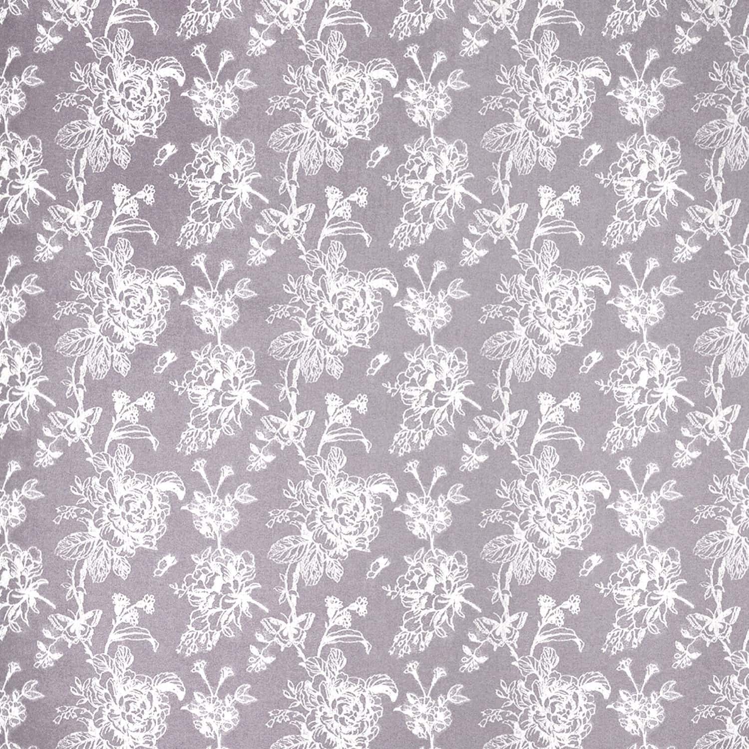 Jasmine Floral Filled Cushion 43cm x 43cm - Lavender - Jasmine Cushion In Lavender 43 X 43Cm 2