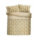 Jasmine Floral Woven Polycotton Duvet Cover Set - Champagne - Jasmine Duvet Cover Set In Champagne 2