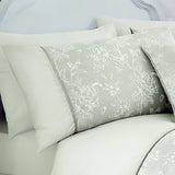 Jasmine Floral Polycotton Duvet Cover Set Green - Jasmine Duvet Cover Set In Green 2