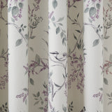 Jazmine Floral Pencil Pleat Tape Top Curtains Light Filtering Printed - Jazmine Pencil Pleat Curtains In Heather 4