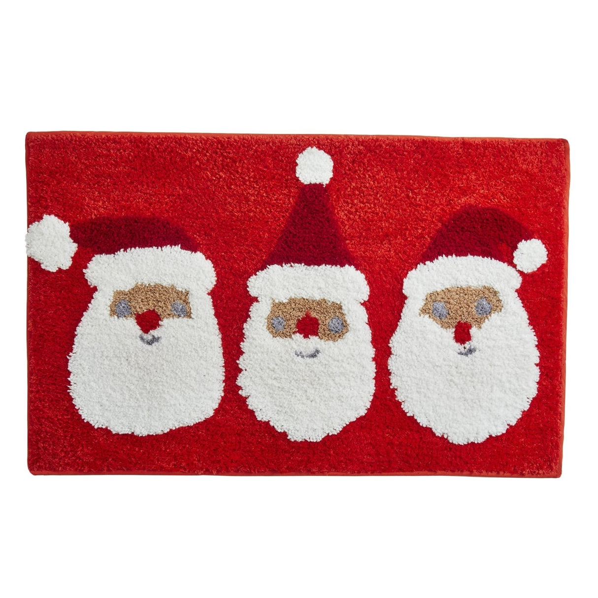 Jolly Santa Christmas Bath Mat Red 50 x 80cm - Jolly Santa Christmas Bath Mat In Red 50 X 80Cm - Default Title 2