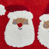 Jolly Santa Christmas Bath Mat Red 50 x 80cm - Jolly Santa Christmas Bath Mat In Red 50 X 80Cm - Default Title 3