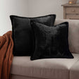 Kallu Cushion Cover / Filled Cushion - Black