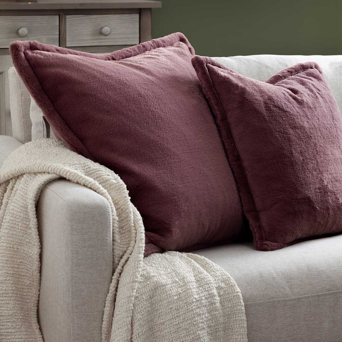 Kallu Mulberry Cushion Cover or Filled Cushion