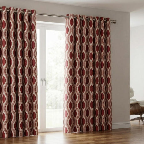 Kasian Made to Measure Curtains Red
