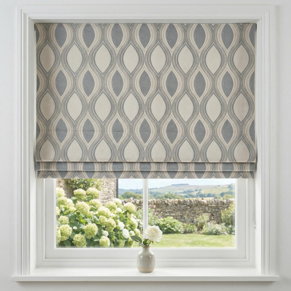 Kasian Made to Measure Roman Blind Duck Egg