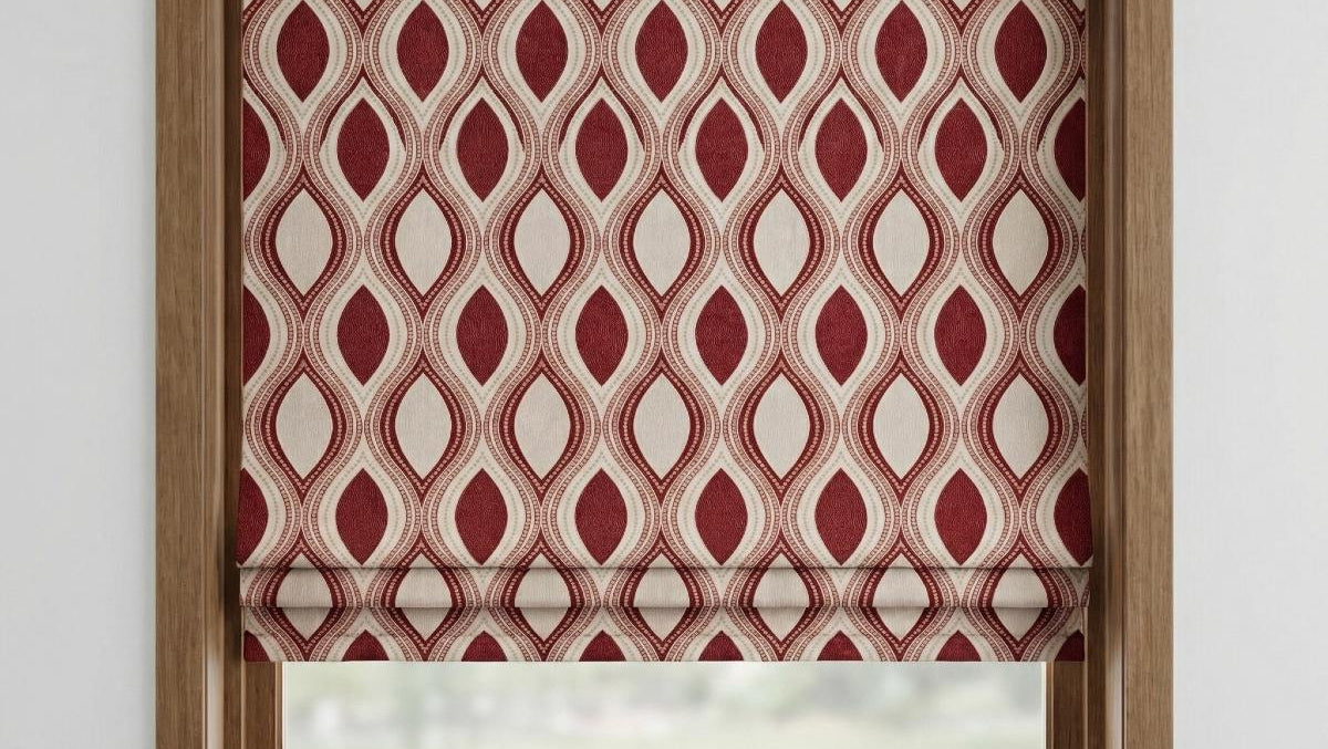 Kasian Made to Measure Roman Blind Red