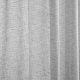 Kayla Recycled Voile Curtain Panel - Grey Textured - Kayla Voile Panel In Grey 2