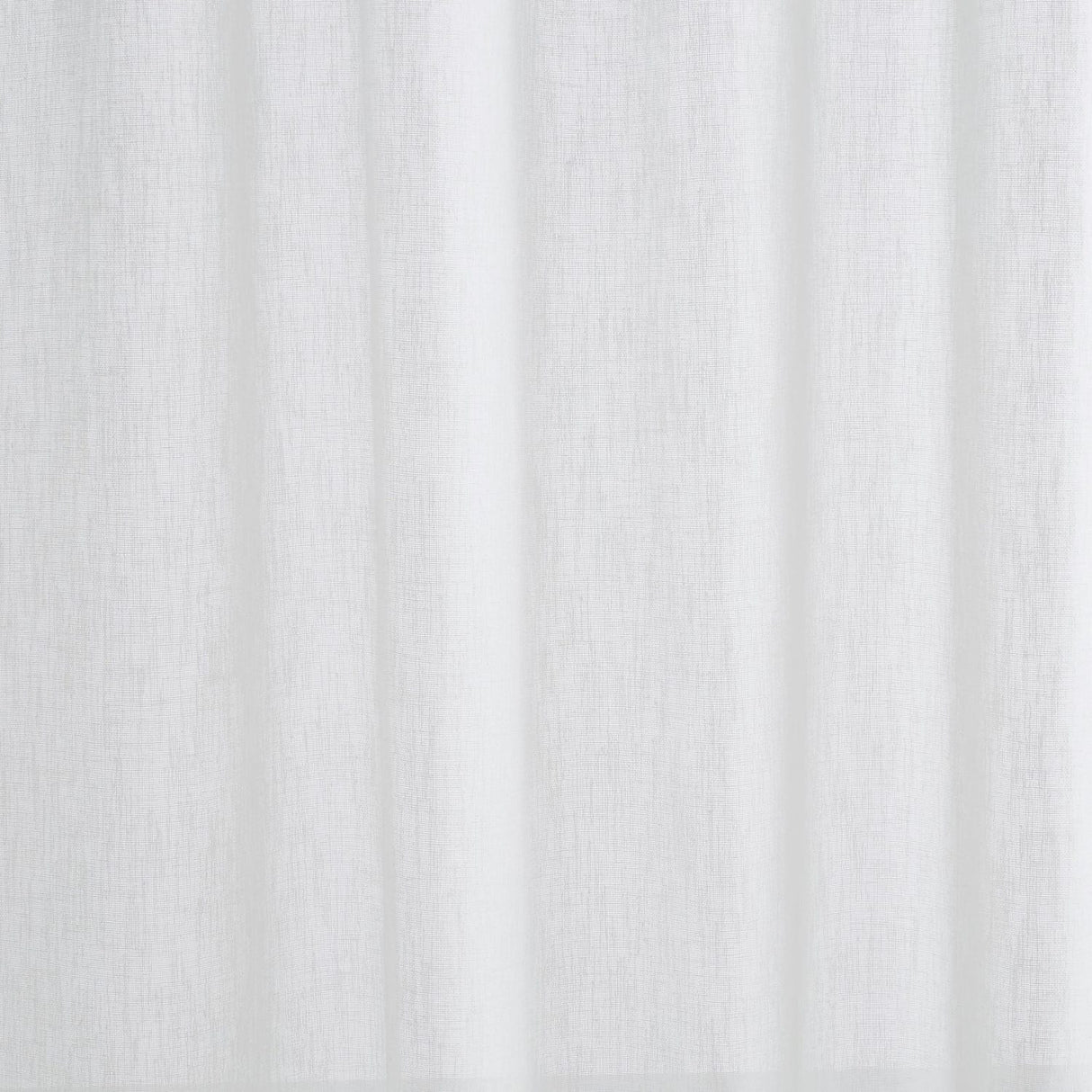 Kayla Recycled Voile Curtain Panel - White Textured - Kayla Voile Panel In White 2