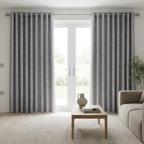 Kent Dove Grey fabric sample