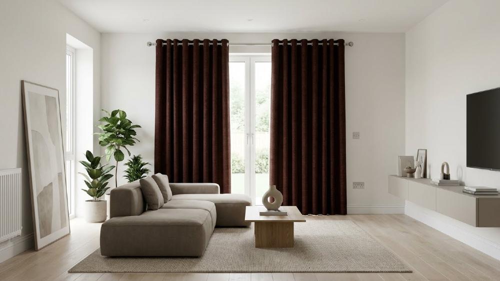 Kent Made to Measure Curtains Mulberry 3