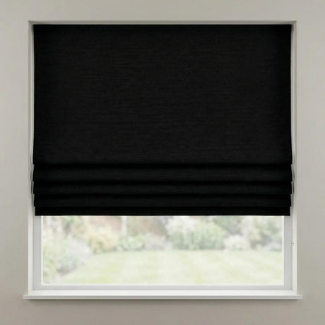 Kent Made to Measure Roman Blind Black