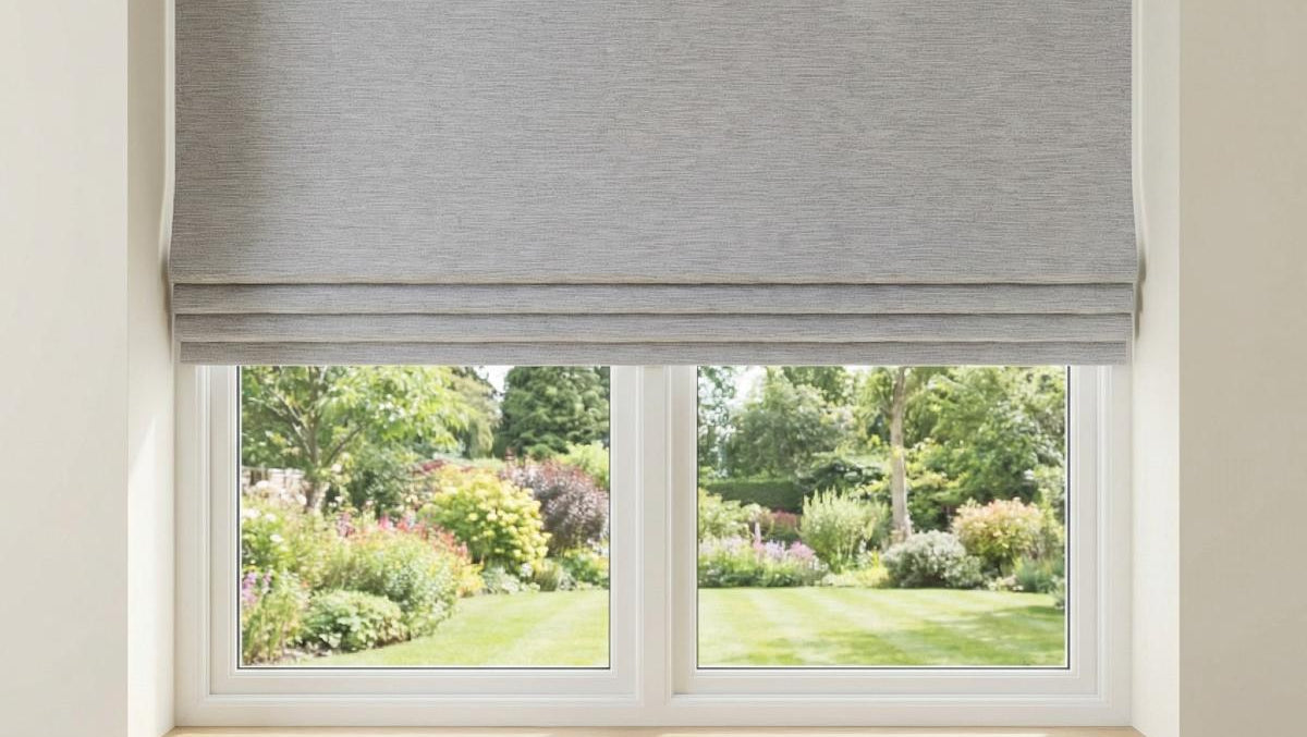 Kent Made to Measure Roman Blind Dove Grey