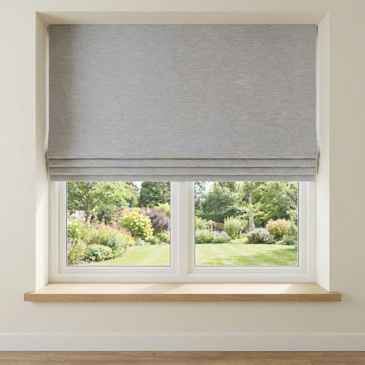 Kent Made to Measure Roman Blind Duck Egg