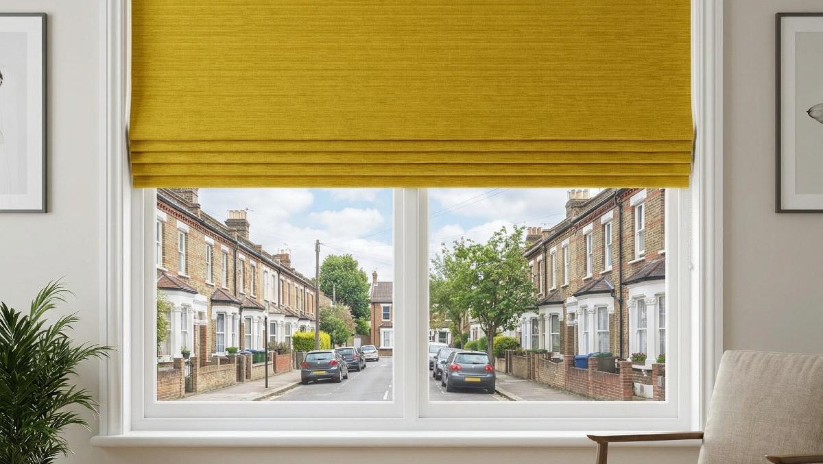 Kent Made to Measure Roman Blind Ochre