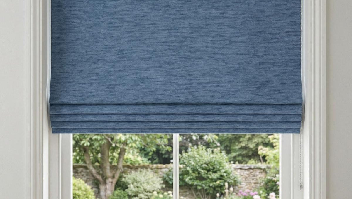 Kent Made to Measure Roman Blind Peacock