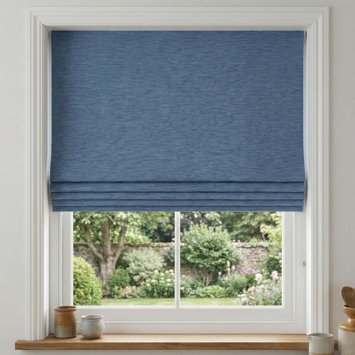 Kent Made to Measure Roman Blind Peacock