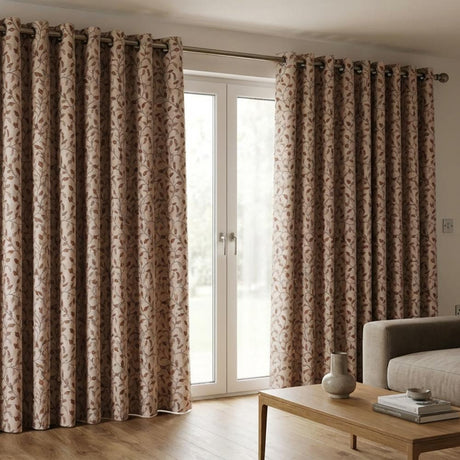 Kew Made to Measure Curtains Terracotta