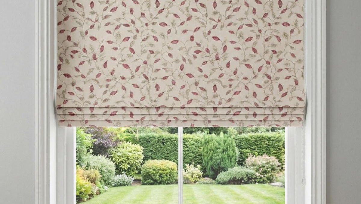 Kew Made to Measure Roman Blind Berry