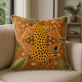 Kilim Cheetah Cushion Cover / Filled Cushion 18" x 18" (45cm x 45cm) by furn.