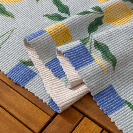 Lemons Outdoor Rug 120cm x 170cm by furn.