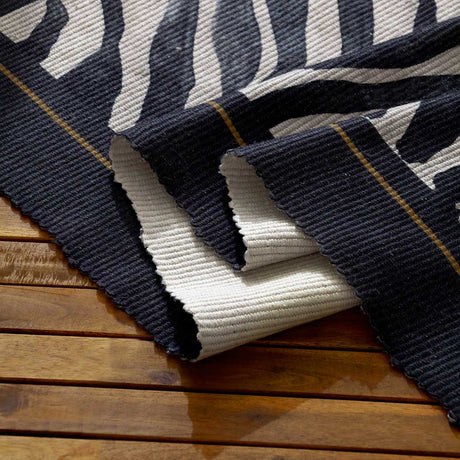 Leopardis Zebra Outdoor Rug 120cm x 170cm by Paoletti