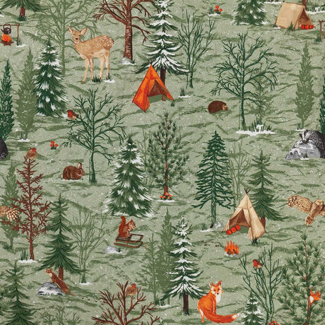 Lodge Wood Duvet Cover Set by furn.