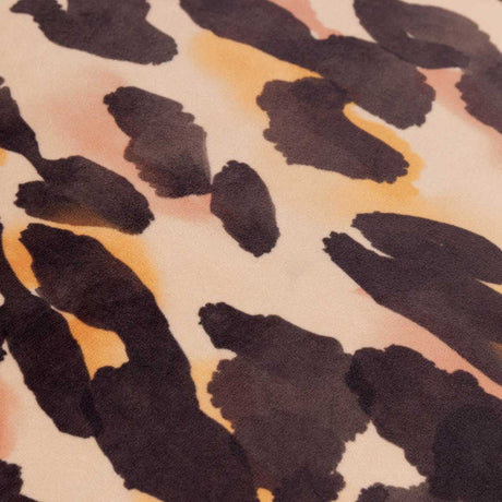 Leopard Ruffle Cushion Cover / Filled Cushion 18" x 18" (45cm x 45cm) by furn. 4