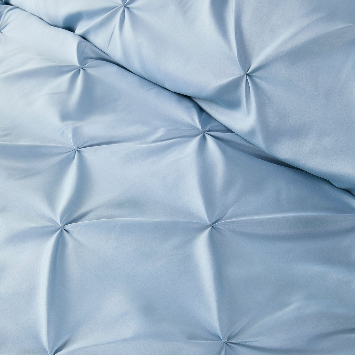 Lara Plain Dye Easy Care Duvet Cover Set - Blue - Lara Duvet Cover Set In Blue 3