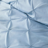 Lara Plain Dye Easy Care Duvet Cover Set - Blue - Lara Duvet Cover Set In Blue 3