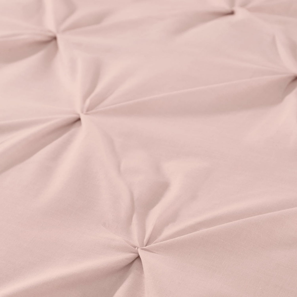Lara Plain Dye Easy Care Duvet Cover Set - Blush - Lara Duvet Cover Set In Blush 2