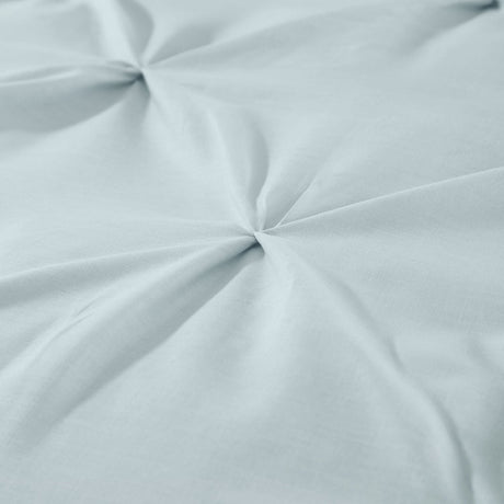 Lara Plain Dye Easy Care Duvet Cover Set - Duck Egg - Lara Duvet Cover Set In Duck Egg 3
