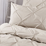Lara Plain Dye Easy Care Duvet Cover Set - Natural - Lara Duvet Cover Set In Natural 2