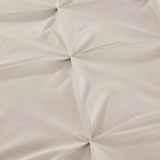 Lara Plain Dye Easy Care Duvet Cover Set - Natural - Lara Duvet Cover Set In Natural 3