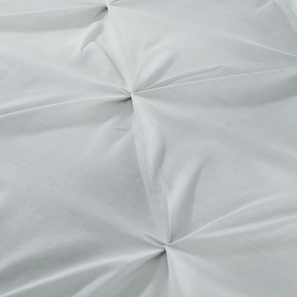 Lara Plain Dye Easy Care Duvet Cover Set - Silver - Lara Duvet Cover Set In Silver 3