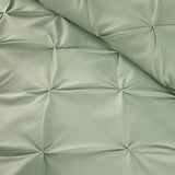 Lara Plain Dye Easy Care Duvet Cover Set - Sage - Lara Duvet Cover Set In Steel Sage 3