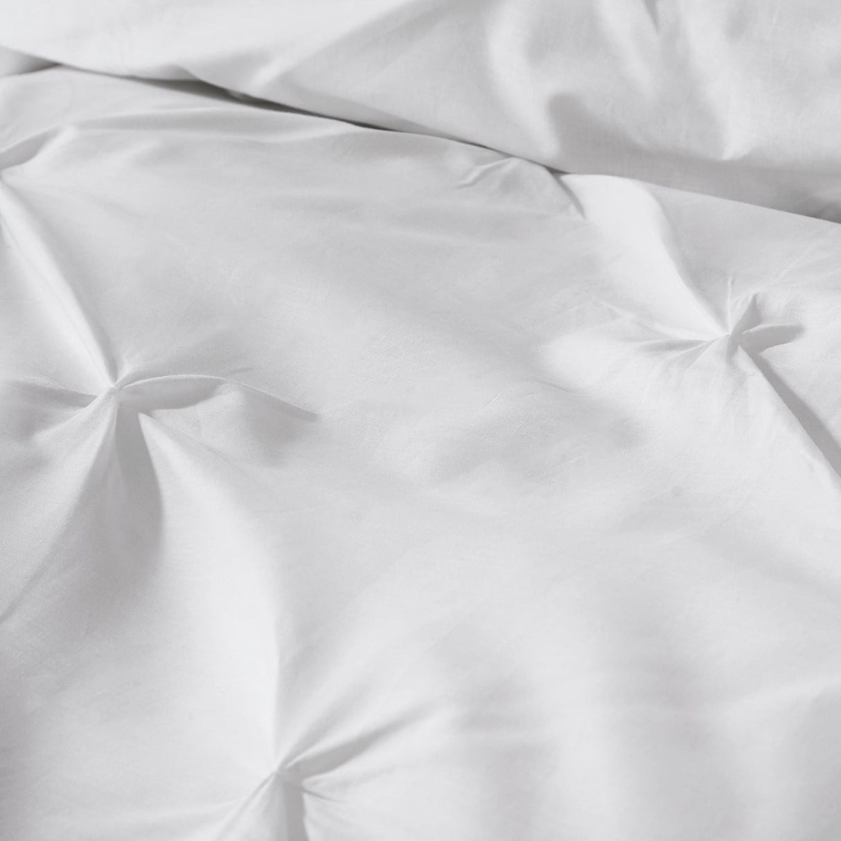 Lara Plain Dye Easy Care Duvet Cover Set - White - Lara Duvet Cover Set In White 4