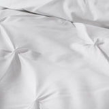 Lara Plain Dye Easy Care Duvet Cover Set - White - Lara Duvet Cover Set In White 4