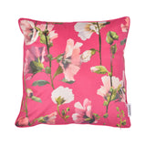 Layla Floral Velvet Filled Cushion - Layla Cushion In Pink 43 X 43Cm 3