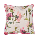 Layla Floral Velvet Filled Cushion - Layla Cushion In Pink 43 X 43Cm 4