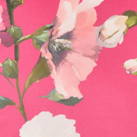 Layla Floral Velvet Filled Cushion - Layla Cushion In Pink 43 X 43Cm 5