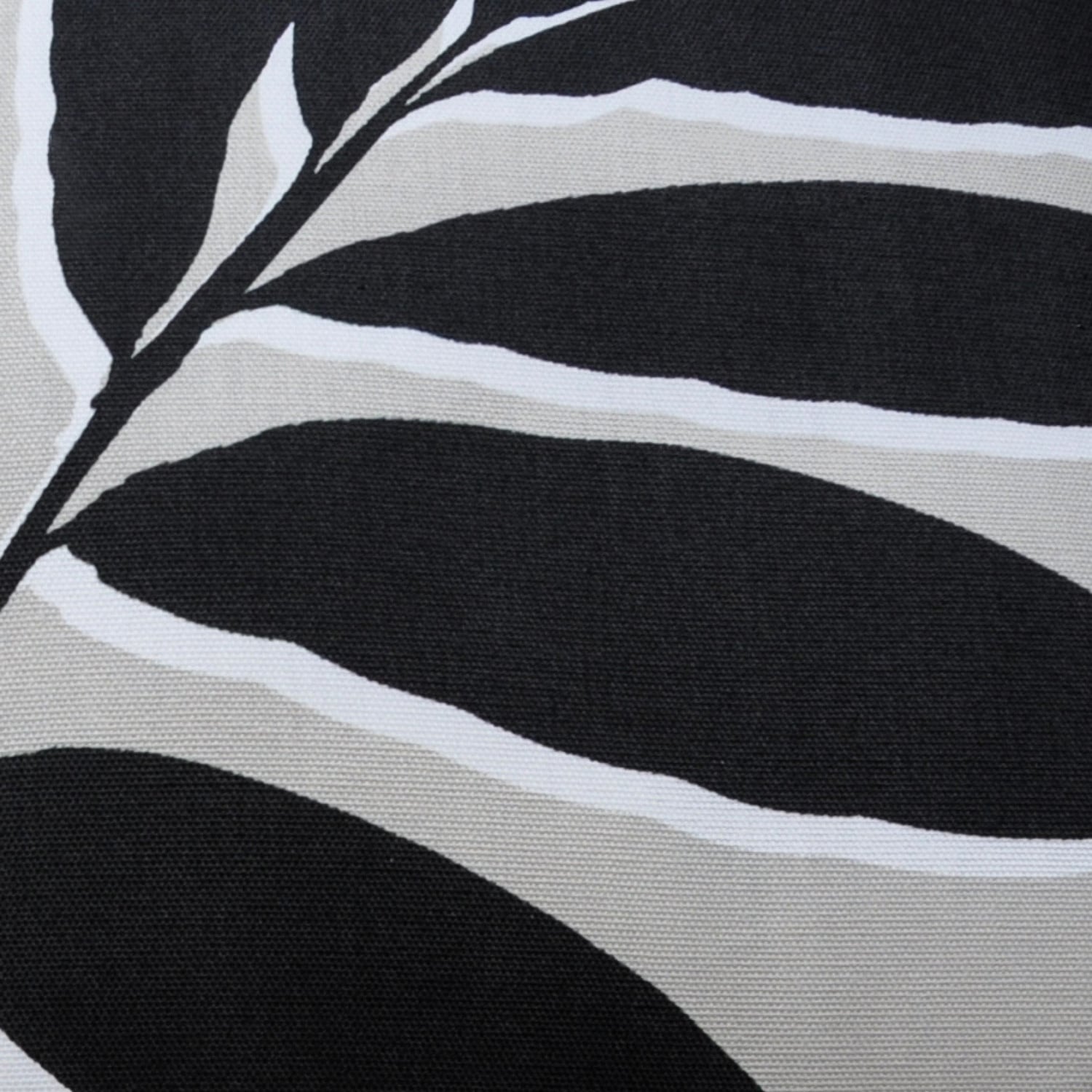 Leaf Outdoor Cushion Cover Water Resistant 43cm x 43cm - Natural - Leaf Print Outdoor Cushion In Natural 43 X 43Cm 4