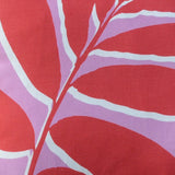 Leaf Outdoor Cushion Cover Water Resistant 43cm x 43cm - Pink - Leaf Print Outdoor Cushion In Pink 43 X 43Cm 3