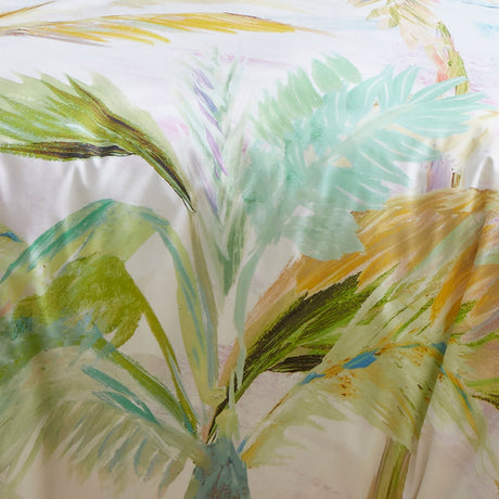 Leilani Cotton Duvet Cover Set - Green - Leilani Duvet Cover Set In Green 3