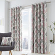 Lennox Cotton Eyelet Curtains - Blush Light Filtering